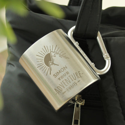 Personalised 'Adventure Awaits' Stainless Steel Mug - image 3