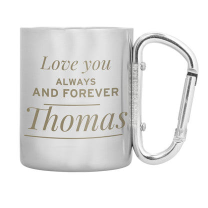 Personalised 'Any Message' Stainless Steel Mug - image 2