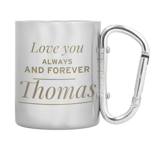 Personalised 'Any Message' Stainless Steel Mug - image 2