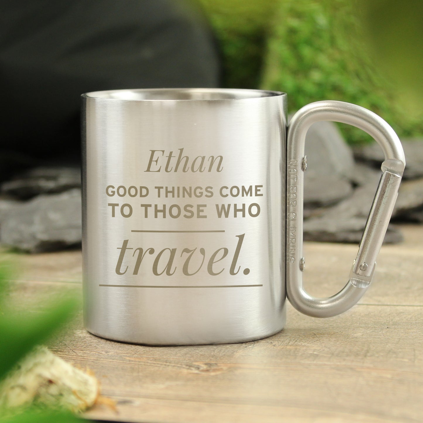 Personalised 'Any Message' Stainless Steel Mug - image 4