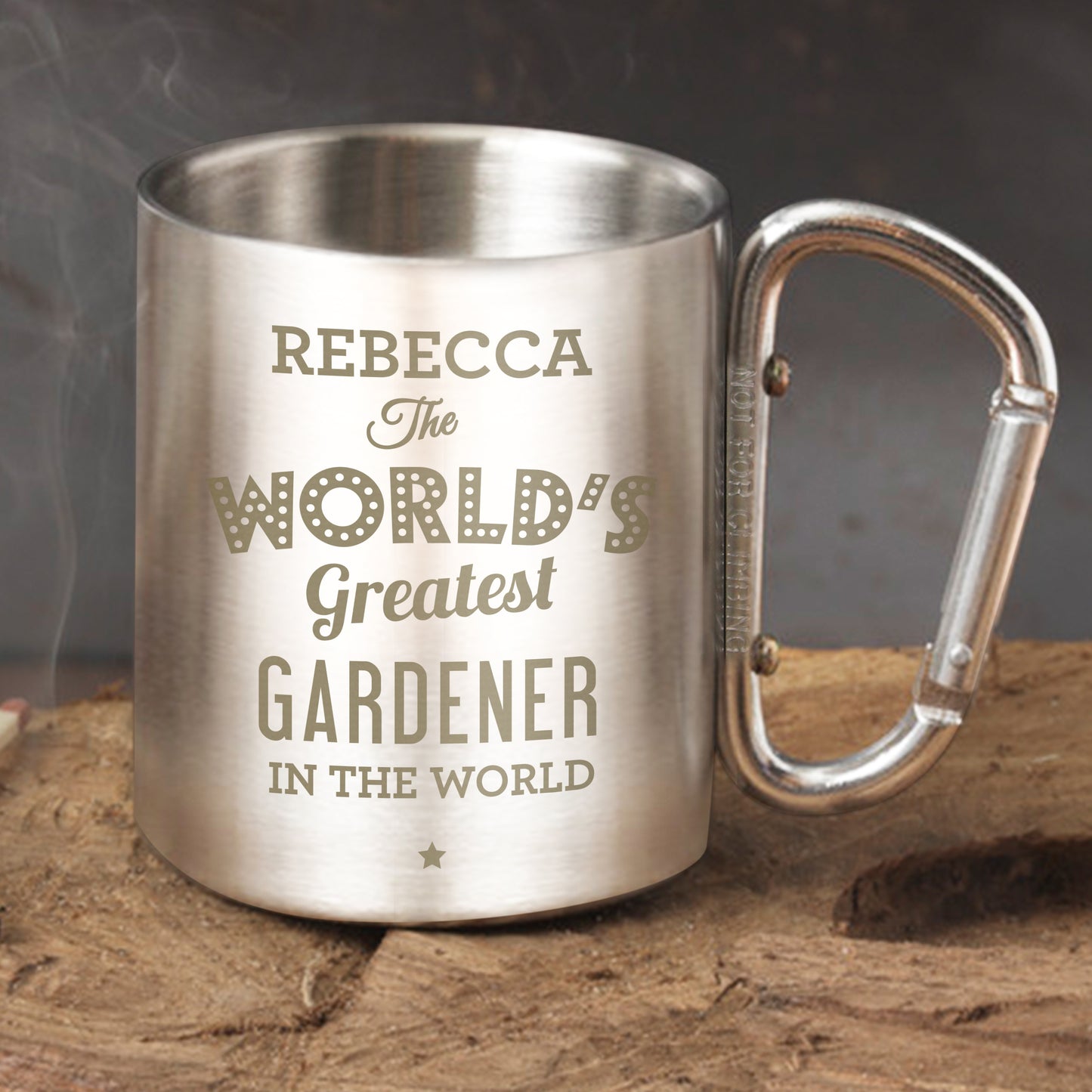 Personalised 'The World's Greatest' Stainless Steel Mug from Heartfelt Gifts