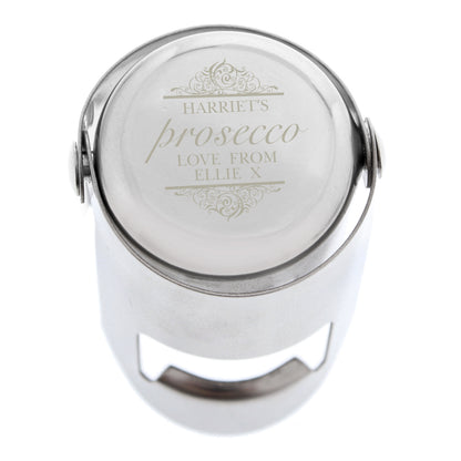 Personalised Prosecco Bottle Stopper - image 2