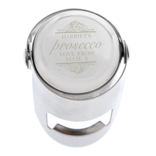 Personalised Prosecco Bottle Stopper - image 2