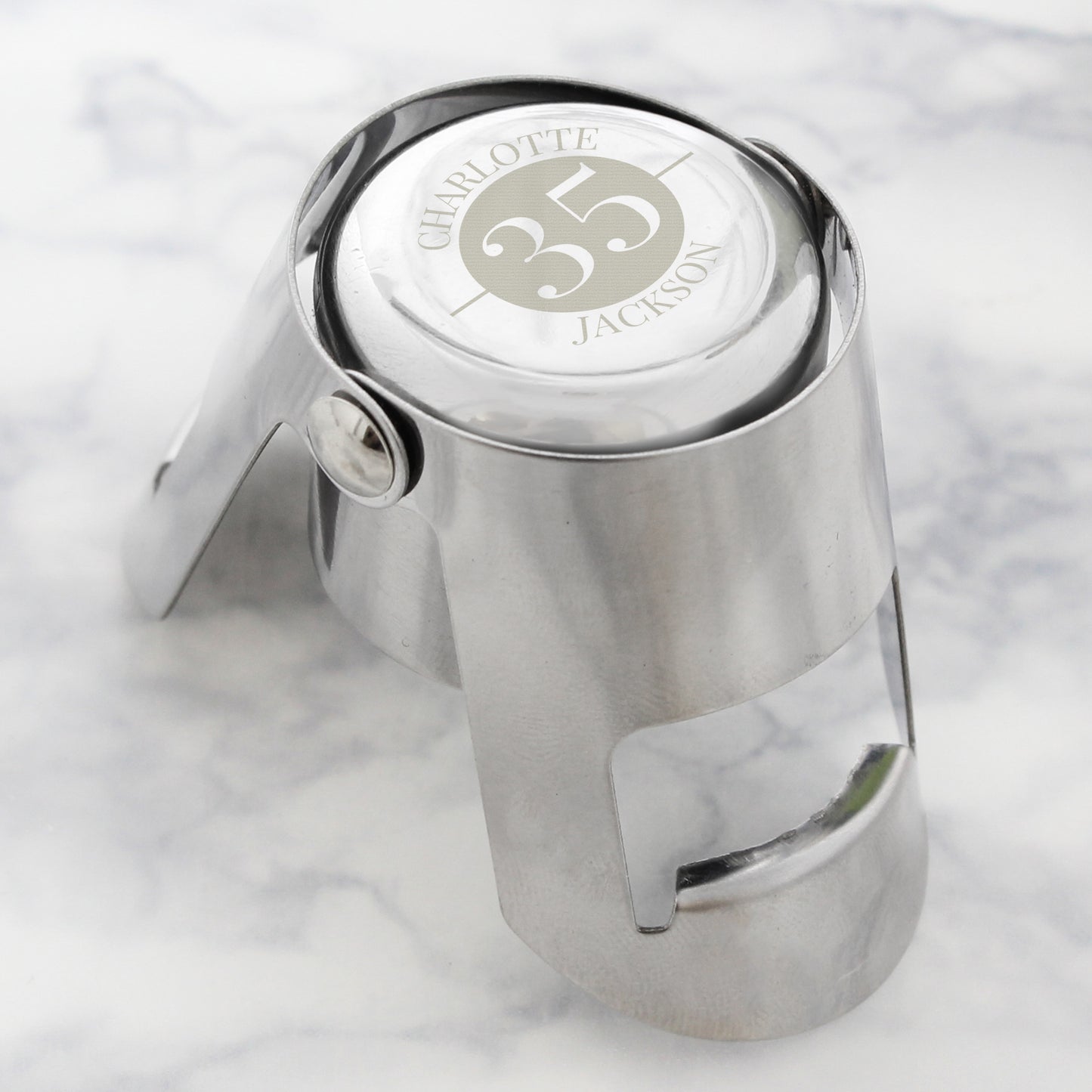 Personalised Big Number Bottle Stopper - image 3