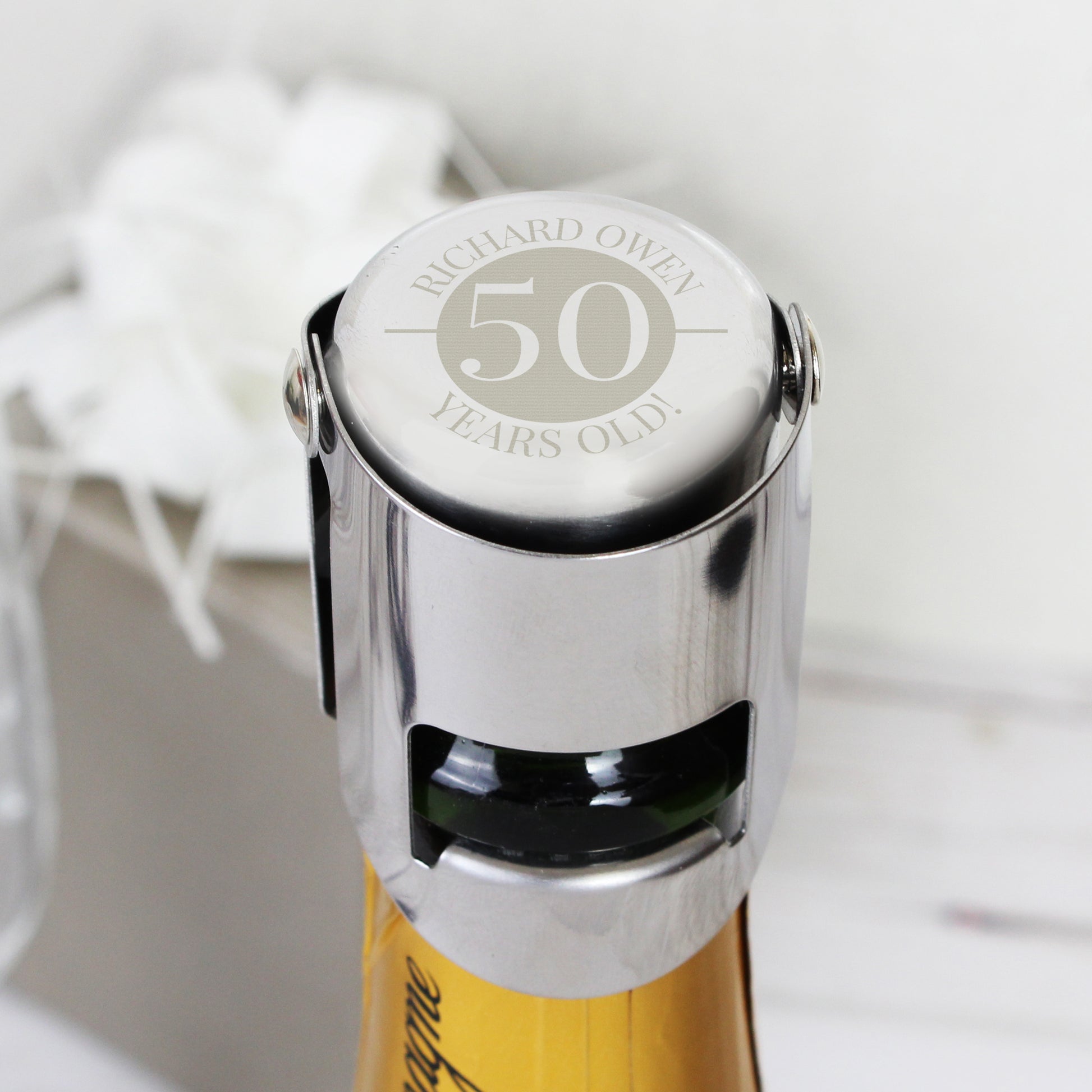 Personalised Big Number Bottle Stopper - image 4