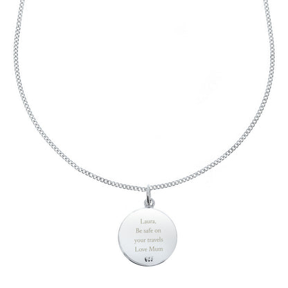 Personalised Sterling Silver & 9ct Gold St. Christopher Necklace - image 5