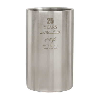 Personalised Anniversary Wine Cooler - image 5