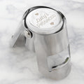 Personalised Heart Motif Prosecco Bottle Stopper from Heartfelt Gifts
