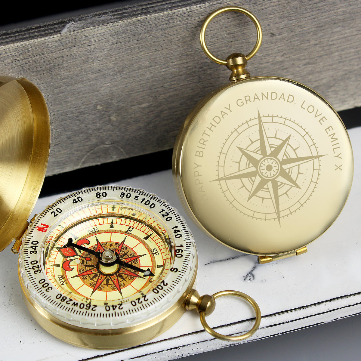 Personalised Keepsake Compass from Heartfelt Gifts