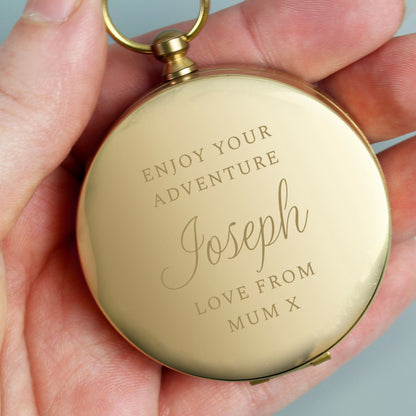 Personalised Classic Keepsake Compass from Heartfelt Gifts