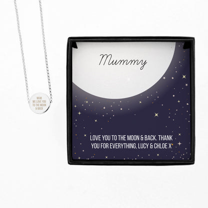 Personalised Sentiment Disc Necklace and Box - image 4