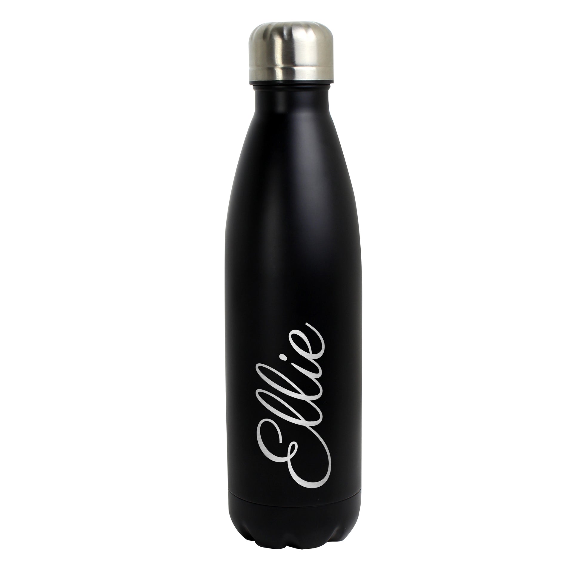 Personalised Black Metal Insulated Drinks Bottle - image 2