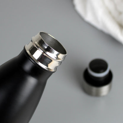 Personalised Black Metal Insulated Drinks Bottle - image 6