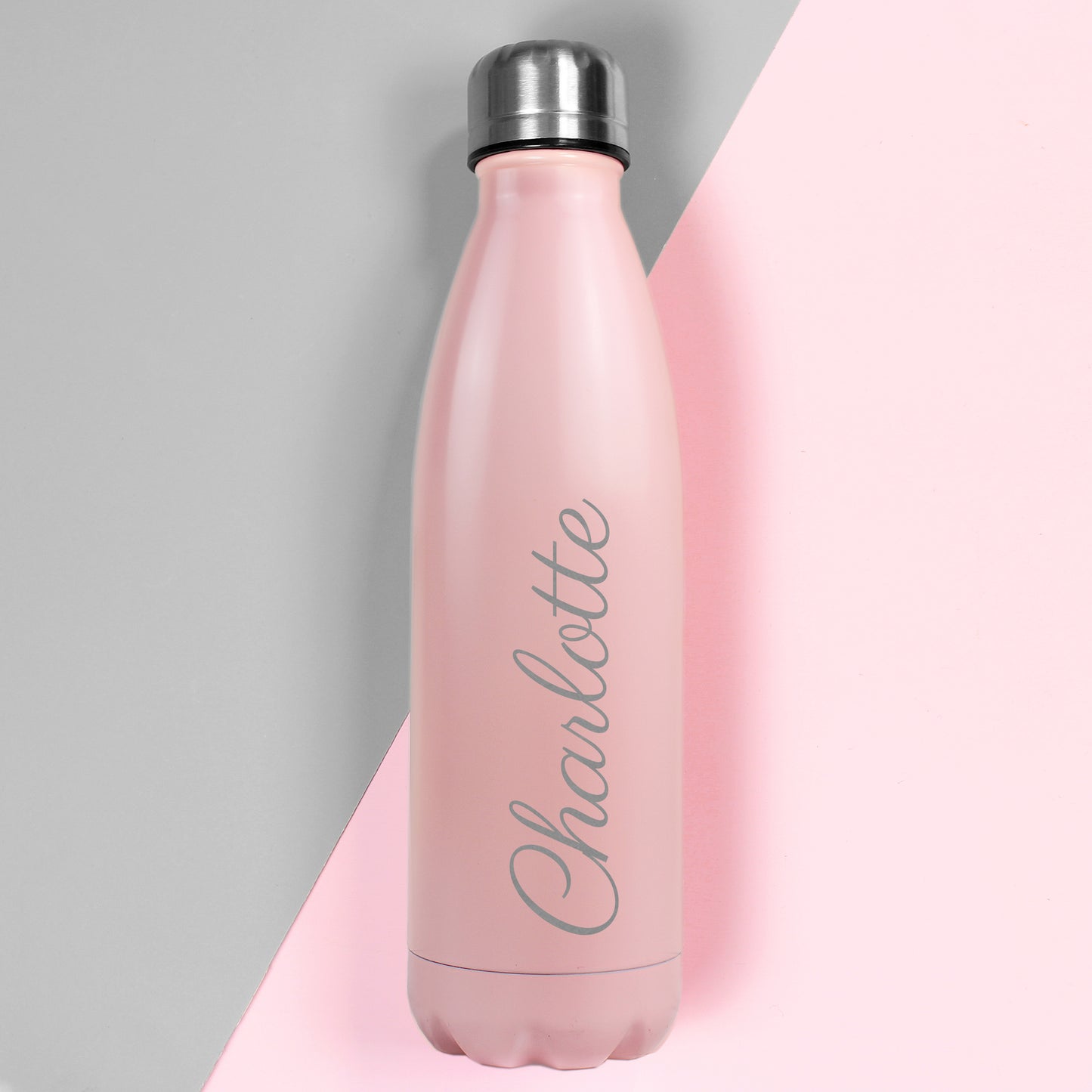 Personalised Pink Metal Insulated Drinks Bottle - image 6