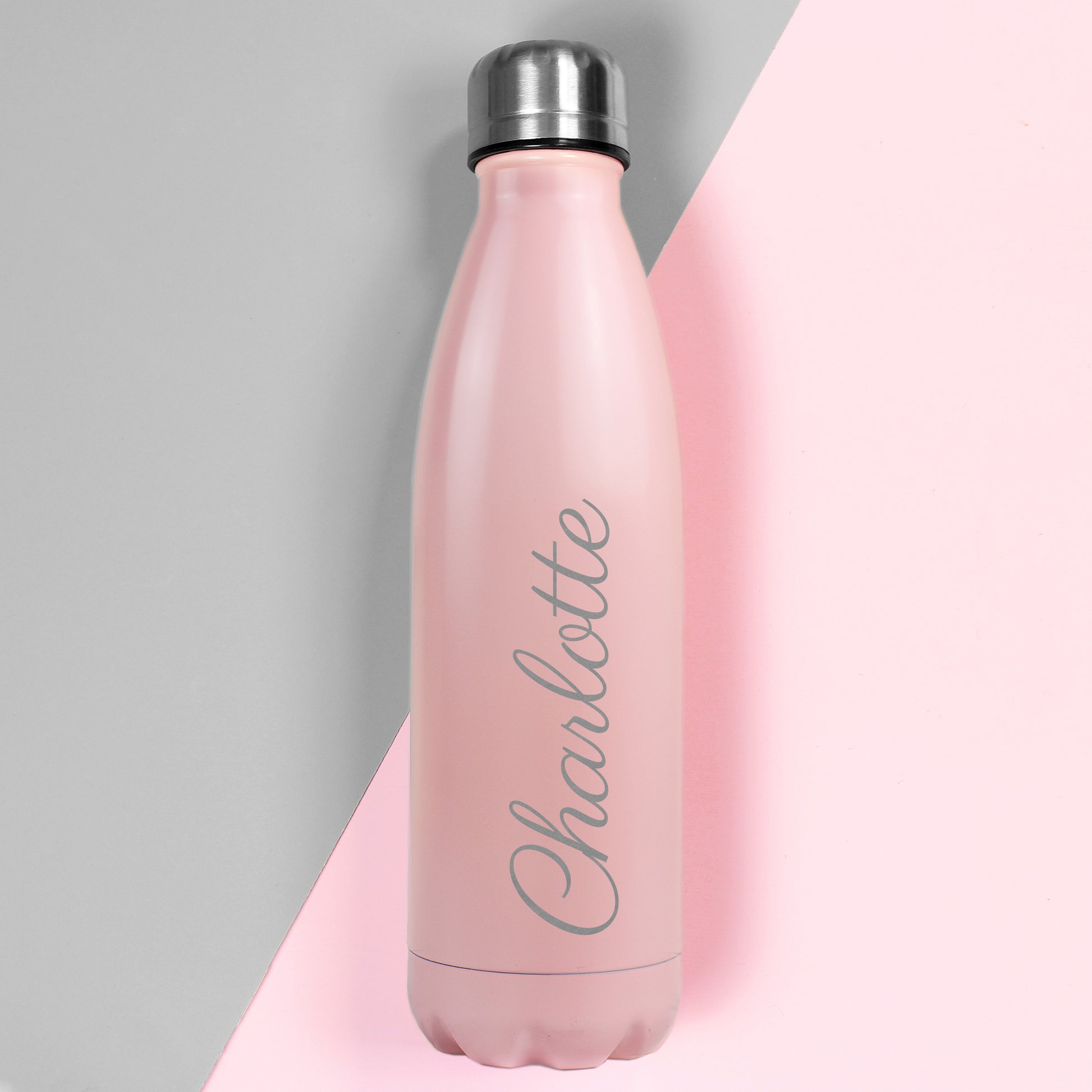 Personalised Pink Metal Insulated Drinks Bottle - image 6