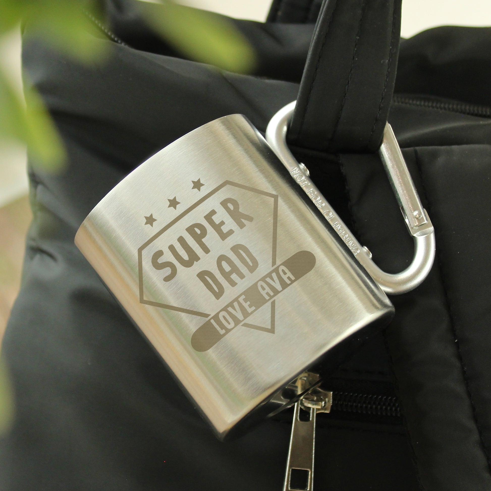 Personalised Super Dad Stainless Steel Mug - image 5