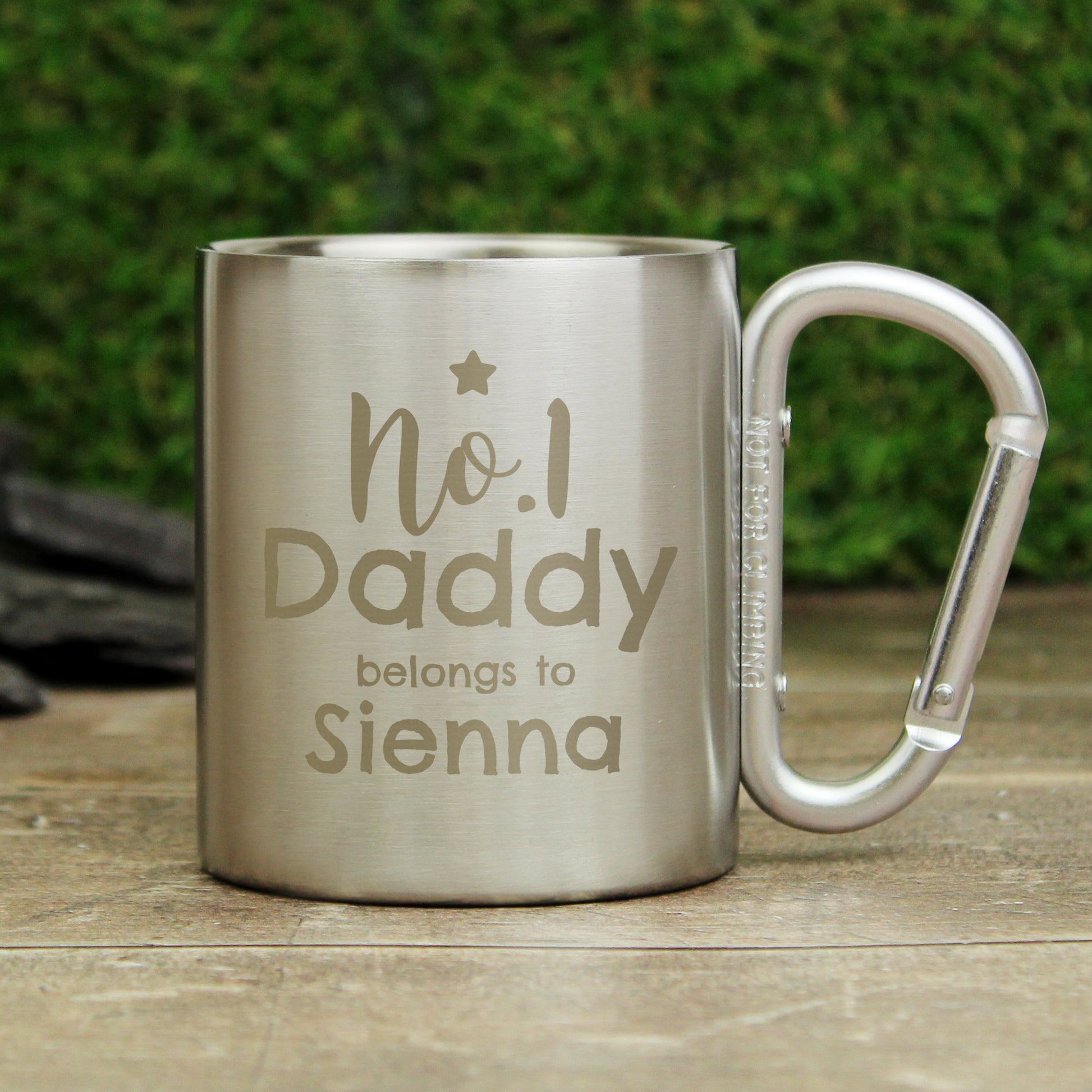 Personalised No.1 Daddy Stainless Steel Mug from Heartfelt Gifts