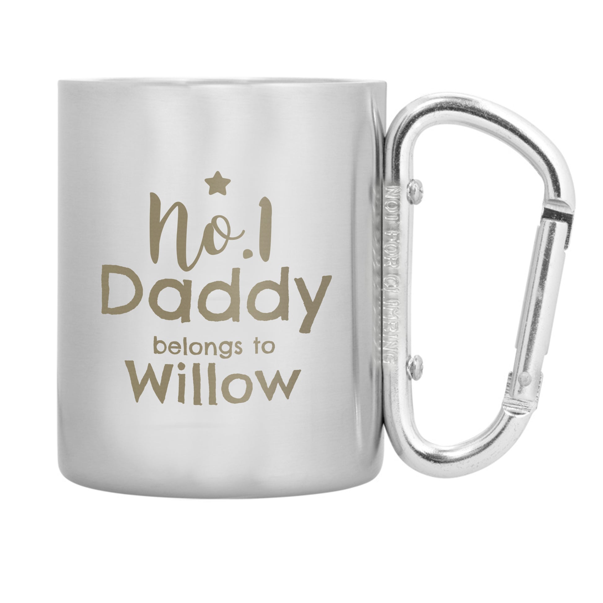Personalised No.1 Daddy Stainless Steel Mug - image 2