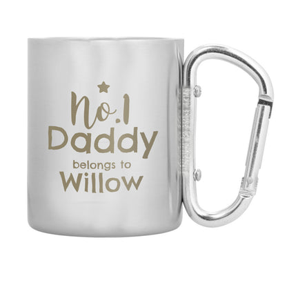 Personalised No.1 Daddy Stainless Steel Mug - image 2
