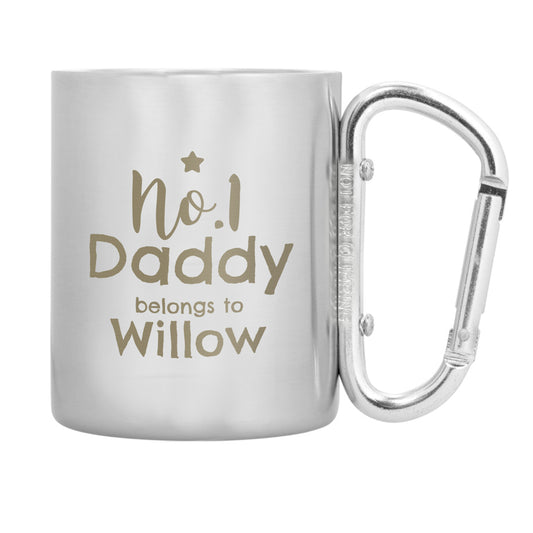 Personalised No.1 Daddy Stainless Steel Mug - image 2