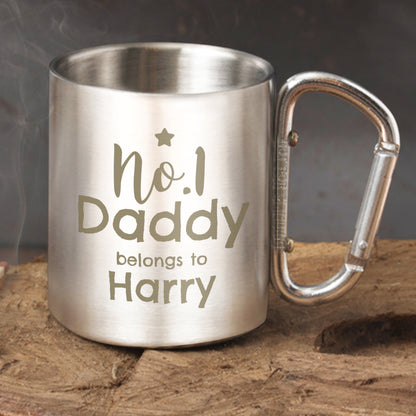 Personalised No.1 Daddy Stainless Steel Mug - image 5