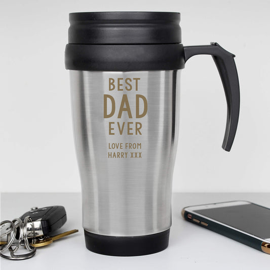 Personalised Free Text Travel Mug from Heartfelt Gifts