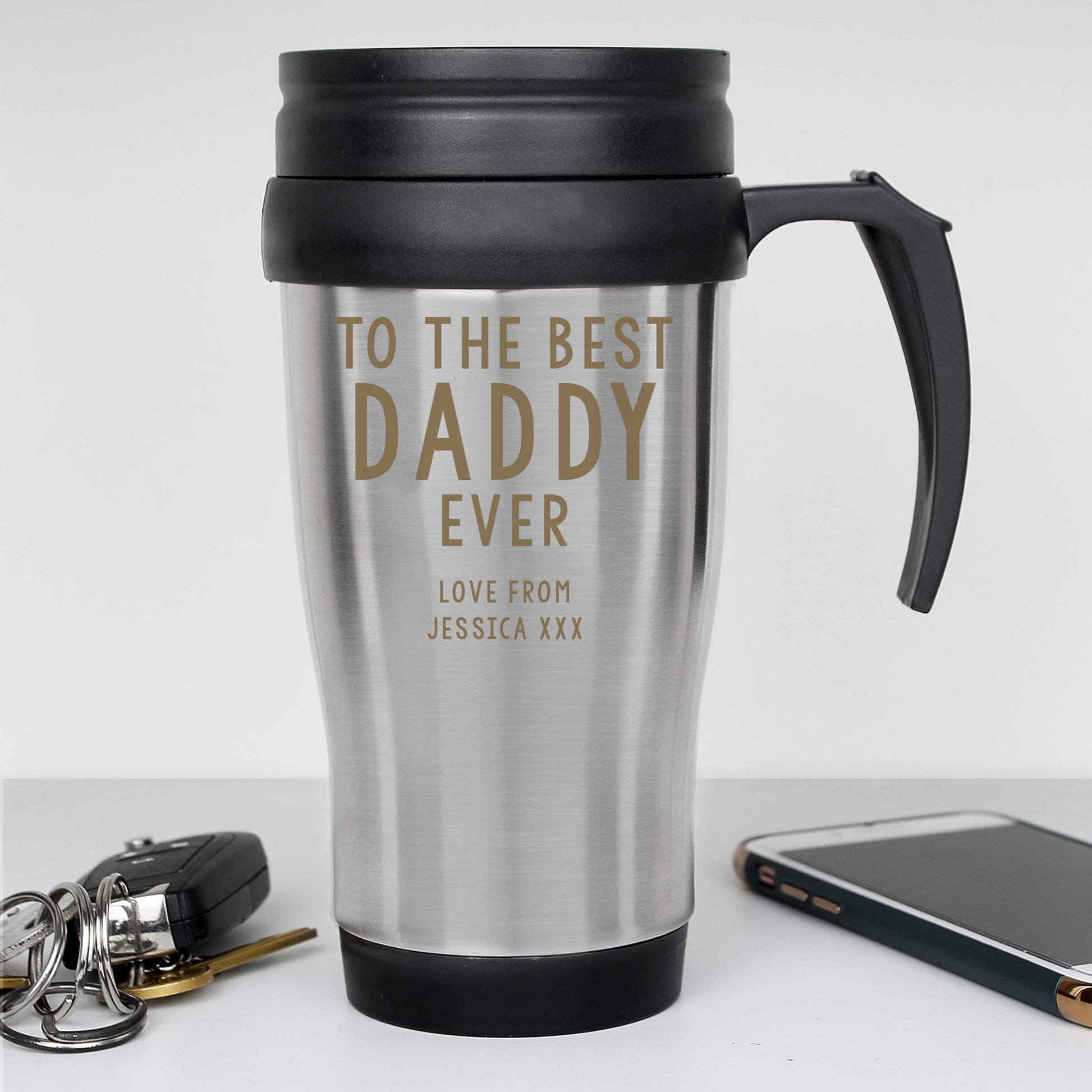 Personalised Free Text Travel Mug - image 3
