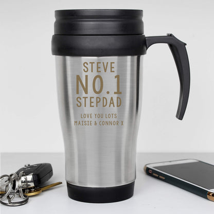 Personalised Free Text Travel Mug - image 4