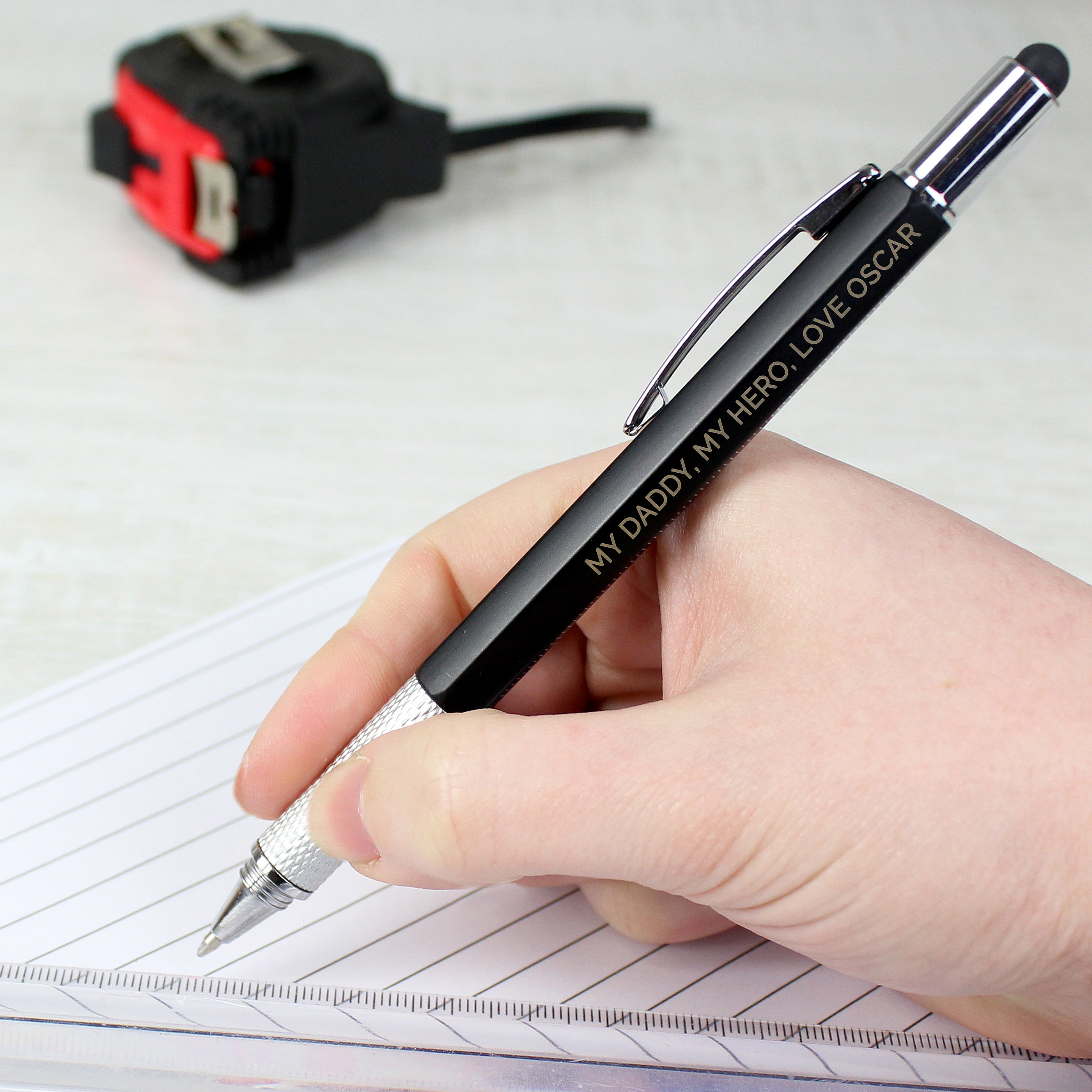 Personalised Free Text Multi Tool Pen from Heartfelt Gifts