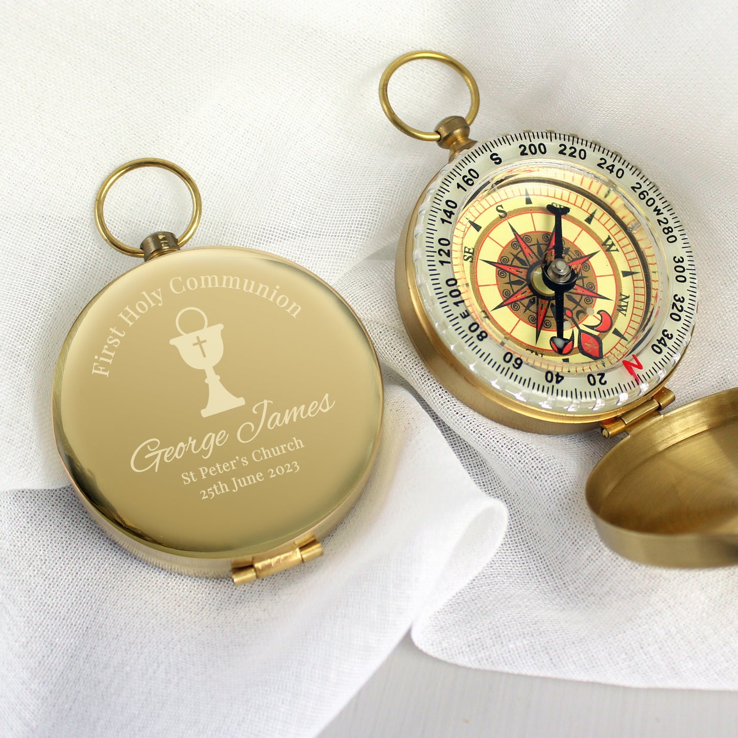 Personalised First Holy Communion Compass - image 2