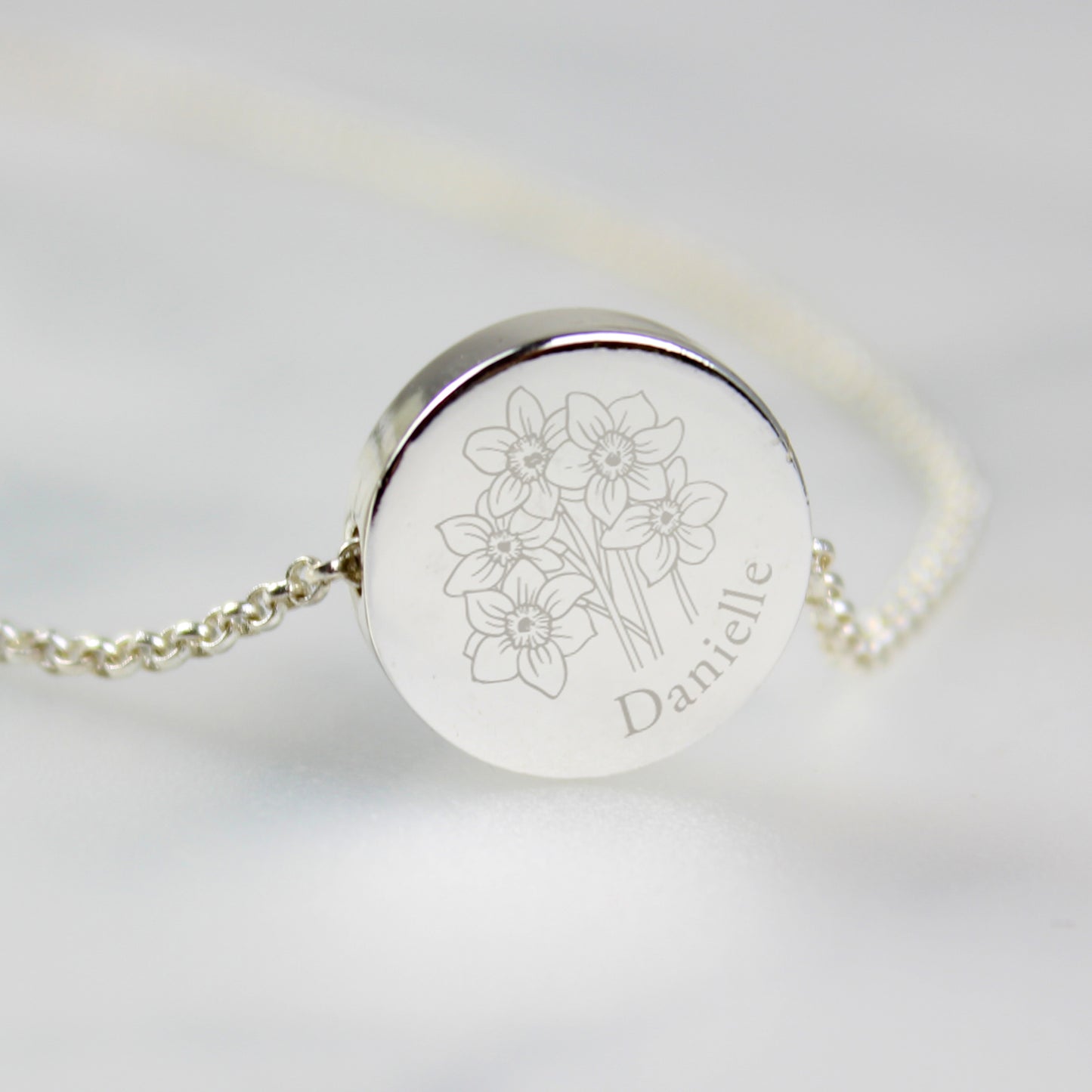 Personalised December Birth Flower Necklace and Box - image 6