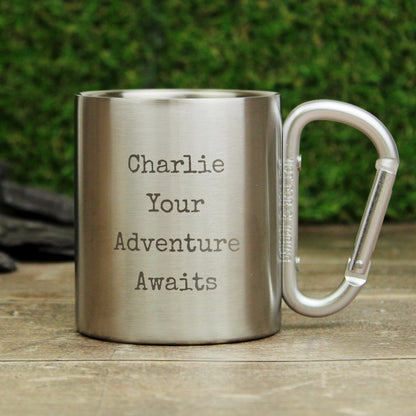 Personalised Free Text Metal Mug - image 3