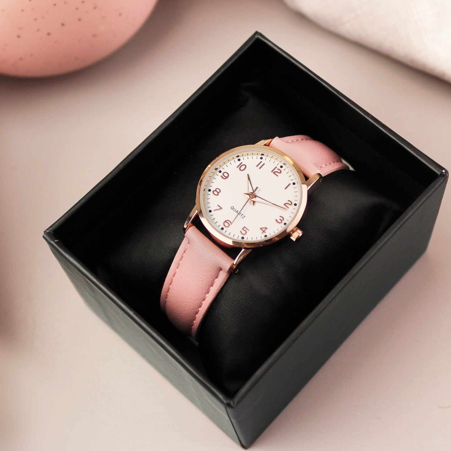 Personalised Holy Communion/Christening Pink Watch - image 3