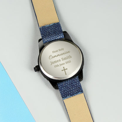 Personalised Religious Blue Watch - image 6