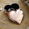 Personalised Rose Gold Heart Trinket Box – Birthday Valentine's Gift for Her