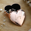 Personalised Engraved Rose Gold Heart Trinket Box – Birthday Valentine Gift