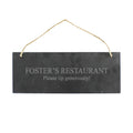 Personalised Engraved Hanging Slate Plaque from Heartfelt Gifts