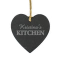Personalised Kitchen Slate Heart Decoration from Heartfelt Gifts
