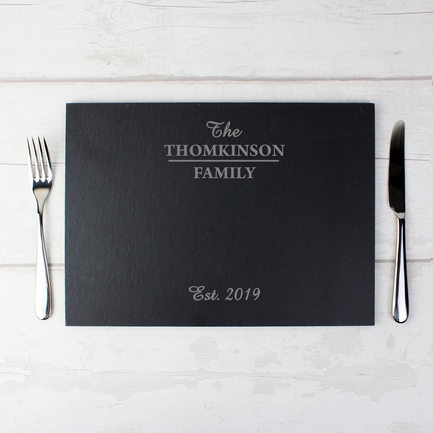 Personalised Family Slate Placemat - image 3