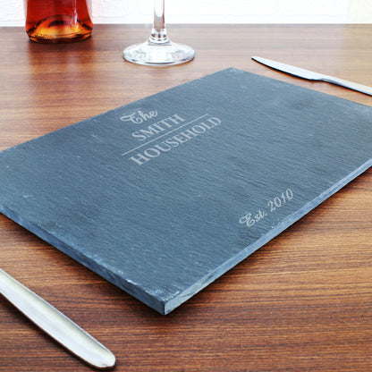 Personalised Family Slate Placemat - image 8