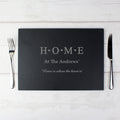 Personalised HOME Slate Rectangle Placemat from Heartfelt Gifts