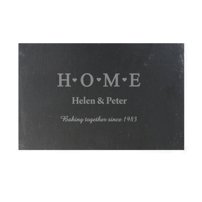 Personalised HOME Slate Rectangle Placemat - image 2