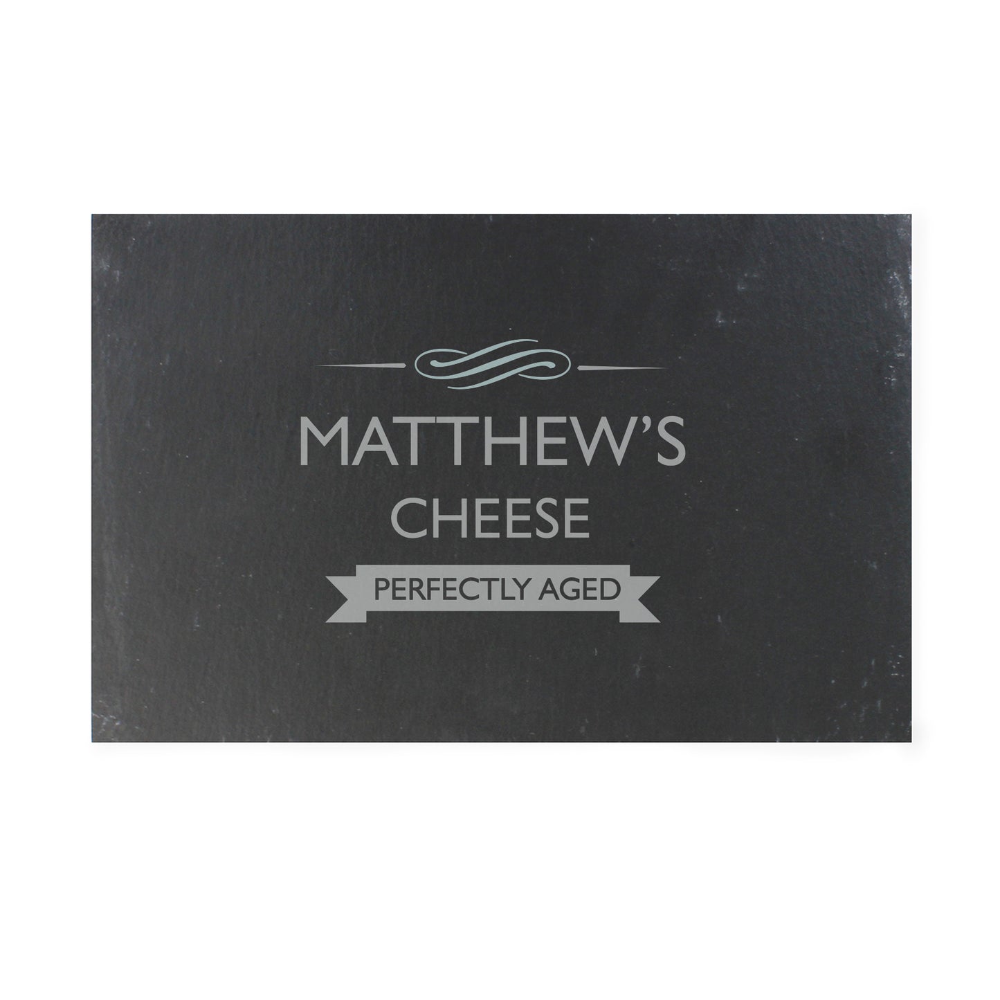 Personalised Perfectly Aged Slate Cheese Board from Heartfelt Gifts