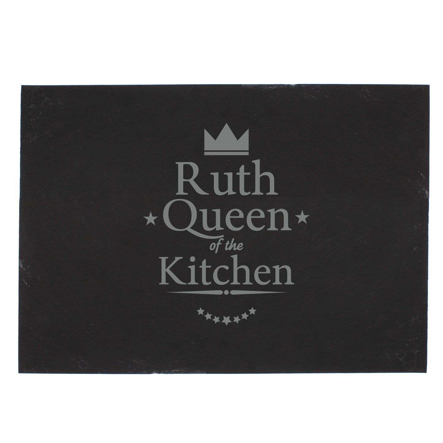 Personalised Queen of the Kitchen Slate Placemat - image 2
