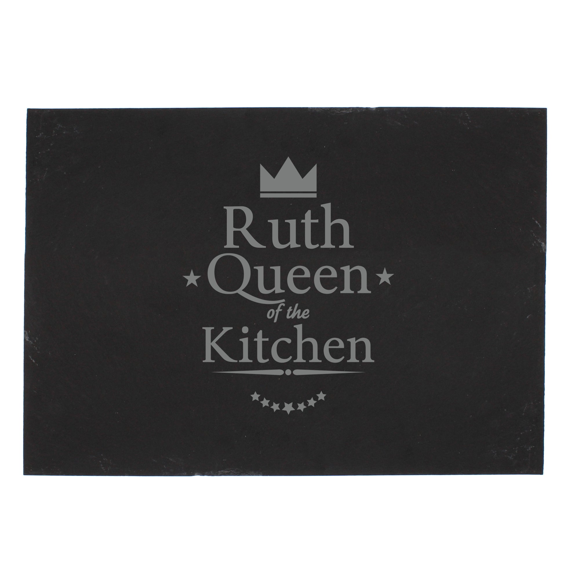 Personalised Queen of the Kitchen Slate Placemat - image 2