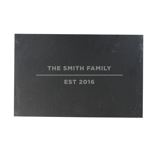 Personalised Classic Slate Rectangle Placemat - image 2