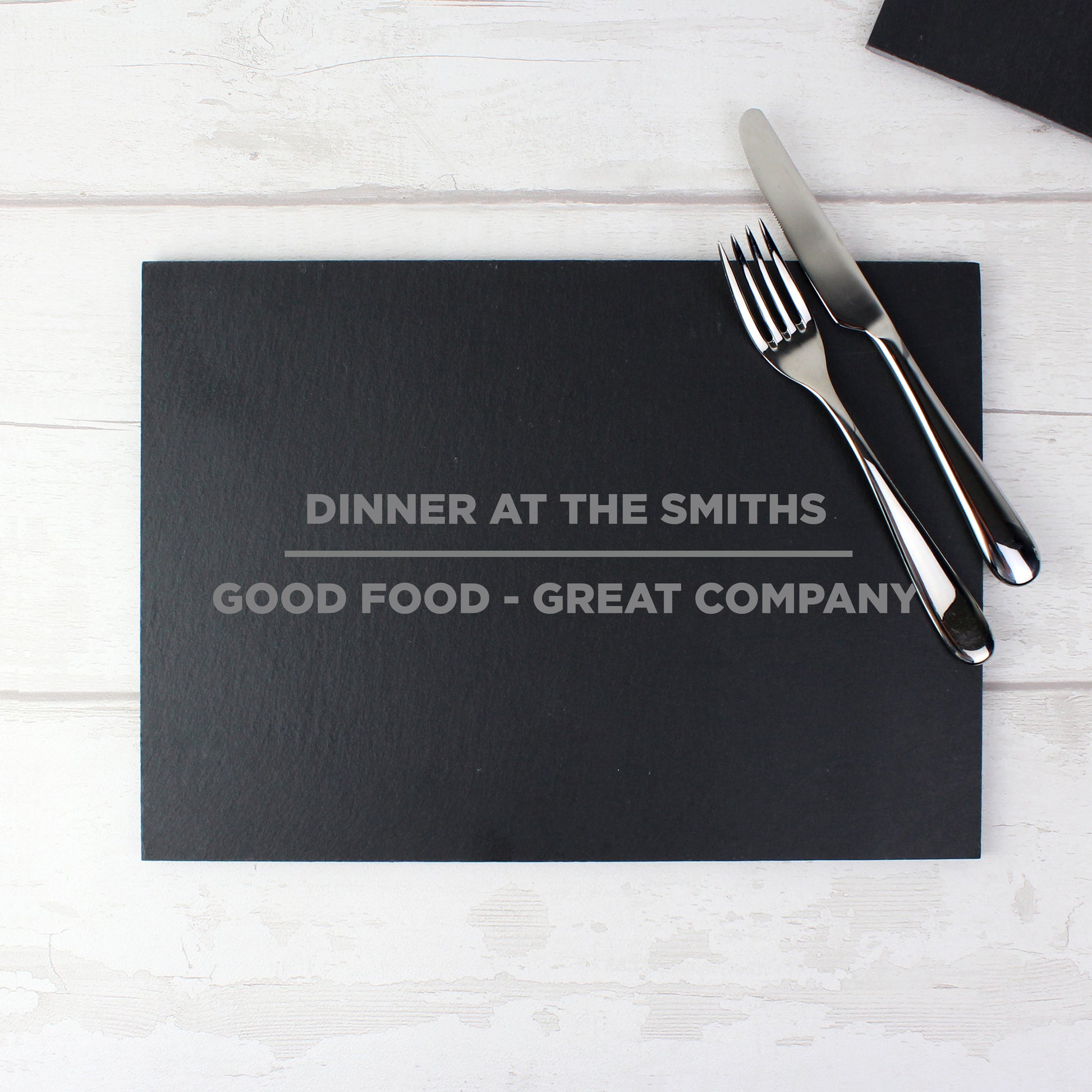 Personalised Classic Slate Rectangle Placemat - image 3