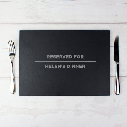 Personalised Classic Slate Rectangle Placemat - image 5