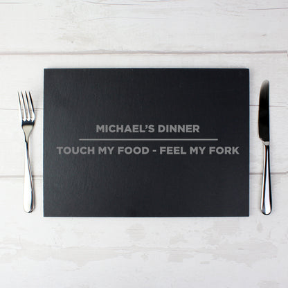 Personalised Classic Slate Rectangle Placemat - image 6