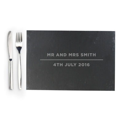Personalised Classic Slate Rectangle Placemat - image 9